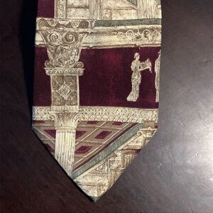 VTG Structure 100% silk redneck tie Made In USA